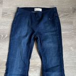 Free People NEW Flare Penny Pull On Denim Jean in Rich Blue Photo 5