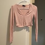 Urban Outfitters Pink Crop Top Photo 0