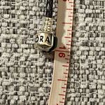 Pandora Sterling Silver Leather Cord Necklace Choker with Four Charms Photo 4