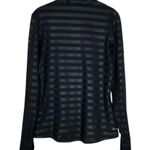 Nike Pro Hyper Warm Dri Fit Half Zip Pullover Striped Size Small Photo 7