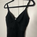 American Vintage Vintage 90’s Black Sheer Slip Dress Photo 3