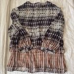 Rose + Olive Tie-Dye Sheer Women's Top Photo 1