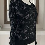 Chaser Scrunched Sleeves Sweatshirt Shooting Stars Size M New w/Tag Photo 4