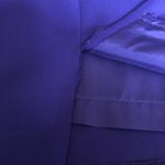 Valentino Garavani Valentino Miss V Italy Purple Lana Wool Pencil Skirt Women's Size 46/12 Photo 11