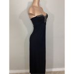 New. Sky black maxi dress with diamond cougar embellishments. XS. Retails $298 Black Photo 4