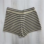 MONROW knit striped high rise soft stretchy shorts lounge travel revolve XL Tan Photo 3