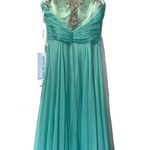 Rachel Allan Green Formal Size 0 Aqua Photo 1