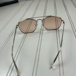 Gold Wire Frame Aviator Sunglasses ā Brown Tinted Lenses Photo 3