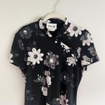 VINTAGE‎ BLACK AND WHITE BYER TOO! FLORAL SHEER QIPAO STYLE MAXI DRESS Size undefined Photo 5