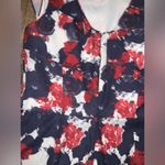 Reiss  floral red blue jumpsuit luxury designer fall boho classic designer formal Photo 8