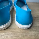Crocs  CitiLane Roka Shoes Blue White Perforated Slip-On Loafer Womens 8 Comfort Photo 5