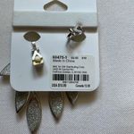 Icing NWT Silver Sparkling Chandelier Clip On Earrings Photo 1