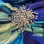 Cache Y2K Blue Strapless Mermaid Dress Size 2 VINTAGE Photo 5