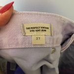 Madewell NWT  Lavender Purple The Perfect Vintage Straight Jean Women's size 27 Photo 3