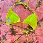 california waves neon yellow triangle bikini top Photo 0