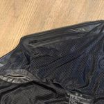 Harley Davidson Black Leather Vest with Lace Photo 9