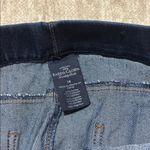 Faded Glory Women's 16 stretch pull on jeans real denim straight leg dark wash Photo 4