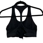 Athleta  Circuit Racerback Sports Bra in Black - Size S Photo 3