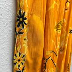 Womens Floral Gardencore Cottagecore Festival Vacation Cruise Beach Sun Dress M Yellow Size M Photo 4
