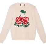 Gucci  cherries logo intarsia jumper Photo 0