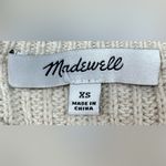 Madewell  Women’s Size XS Thompson Pocket Pullover Sweater Cream Knit Crewneck Photo 1