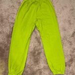 FreeCity Preppy Green Sweatpants Bird Logo Cotton French Terry Hopper Green Photo 7