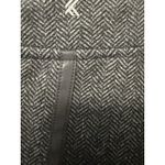 Kyodan  Alpine 1/4 Zip Double Brushed‎ Jacquard Sweater Size Black Gray Petite S Photo 5