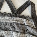 Aerie Gray Striped Bralette Photo 3