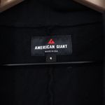 American Giant Women's French Terry Cardigan Made In USA Size S Black Photo 2