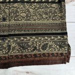 Chico's Chico’s Design Brown Black and Gold Paisley Tapestry Boho Southwestern Vest Photo 3