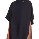 Theory  Palomina Plumose Knit Poncho Sweater Photo 2