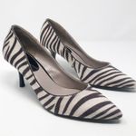 Nine & Co. Faux Fur Zebra Print Heels 8 Photo 0