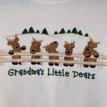 Vintage MCcc Energy Sportswear Grandma’s Little Dears Sweatshirt White Size L Photo 1