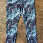 Fabletics  M purple leopard pure luxe Athleisure leggings Photo 0