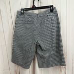 Kate Hill Women’s 4 Black Gingham Bermuda Shorts Photo 3