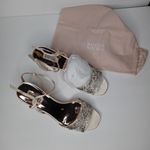 Badgley Mischka  Clara Embellished Strap Evening Shoe Photo 4