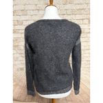 Peruvian Connection  Vintage Alpaca Sweater Pullover Gray Black Size XS Photo 2