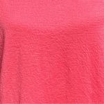 ZARA Trafaluc Ribbed Puffy Shoulder Long Sleeve Shirt Pink Size Medium Photo 3