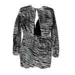 DUNDAS x REVOLVE Stardust Mini Dress in Silver Tiger Photo 6