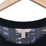 Banana Republic  Black Printed Long Sleeve Dress Sz S Photo 1