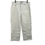 Universal Standard Erdem x  Hana White Patchwork Jeans Size‎ 8 New Photo 1