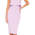 Likely Driggs Strapless Sheath Midi Dress size 4 in Lilac Twilight Mist $178 Photo 0