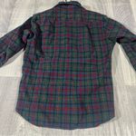 Pendleton Plaid Green and Red Women’s Shirt; Large Long Photo 8