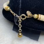 Gay Boyer Vintage Green Lucite Paper Beaded Necklace EUC Photo 4