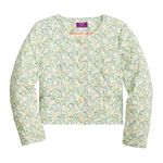 J.Crew NWT Quilted Louisa Lady Jacket in Ivory Colour Fields Liberty Floral 10 Photo 0