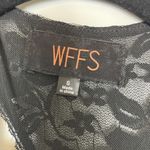 Nasty Gal NWOT  WFFS Sheer Lace Dress Sleeveless Black S Photo 3