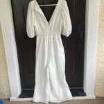 Anthropologie NWT Hutch Smocked Waist Eyelet Jumpsuit Medium Retail $198.00 Photo 13