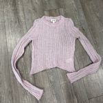 Open Edit Charming Charlie Lilac Knit Sweater Photo 2