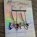 Betsey Johnson  | Iridescent Bow Earrings 💕🏈 Photo 0