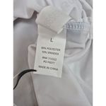 Banana Boat UPF 50+ Swim/ Sun Shirt Zipper Neck Poly/Spandex Sz L White Size L Photo 4